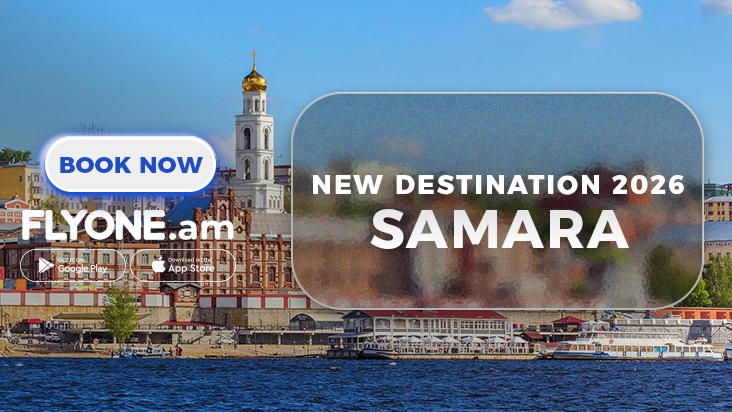 New Destination from FLYONE ARMENIA — Samara!