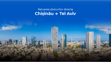 Compania FLYONE reia zborurile spre/din Tel Aviv!