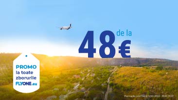 PROMOTIE- super pret la toate destinatiile FLYONE!