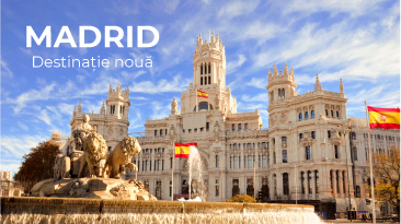 Zbor direct Chisinau - Madrid cu FLYONE!