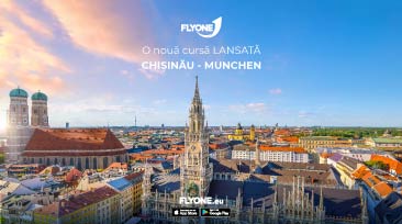 DIN CHISINAU SPRE MUNCHEN, FLYONE A LANSAT O NOUA CURSA AERIANA