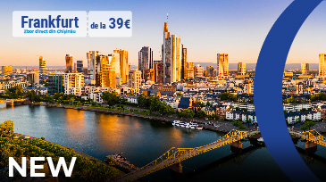 FLYONE lanseaza o destinatie noua – Frankfurt de la 39 EURO!